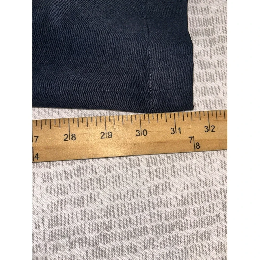 Brooks Brothers Advantage Chino Hudson Mens 34x32 Navy Blue Flat Front Pants